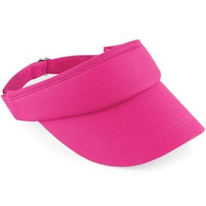 Beechfield Unisex Sports Visor / Headwear (Pack of 2) / Fuchsia